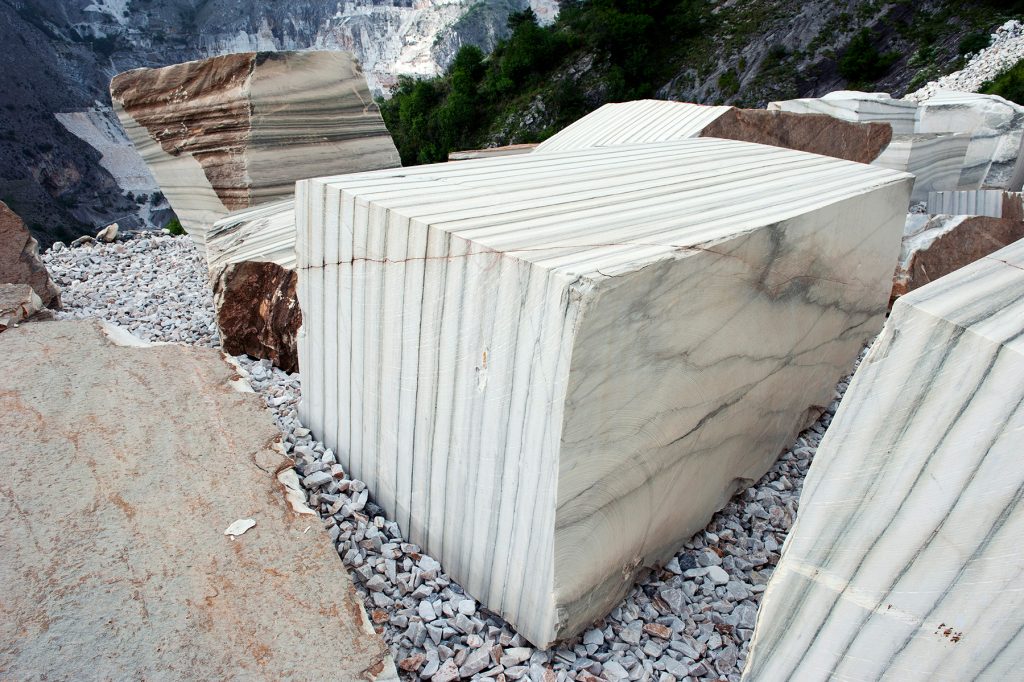 Zebrino Block #1, Quarry 68, Carrarra, Italy, 2012