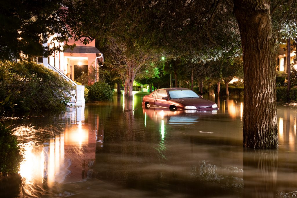 Hurricane Matthew Flooding #5, Charleston, South Carolina, USA, October 8, 2016