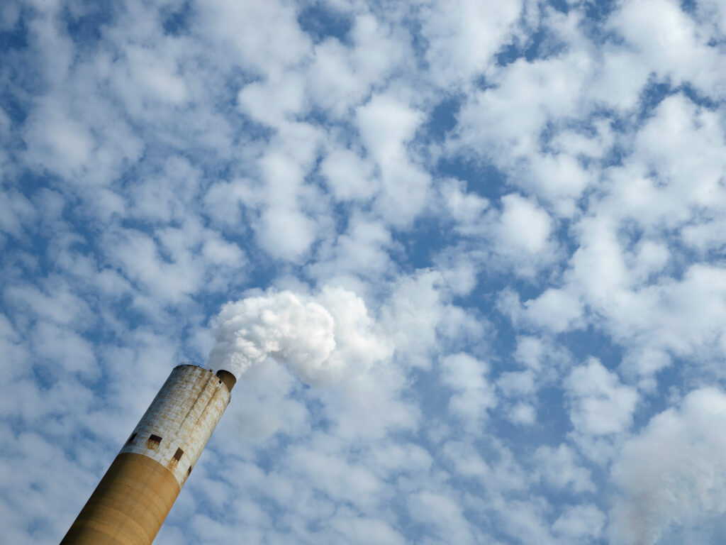 "Bruce Mansfield Power Plant with Clouds #1", Shippingport, Pennsylvania, USA (2017)