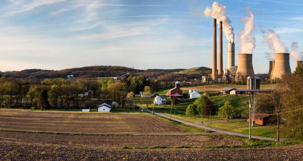 "Keystone Power Plant with Farm", Shelocta, Pennsylvania, USA (2017)