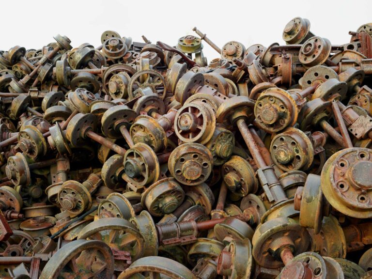 "Abandoned Coal Train Wheels #1", Indiana, Pennsylvania, USA (2017)