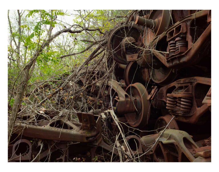 "Abandoned Coal Train Wheels #4", Black Lick, Pennsylvania, USA (2017)