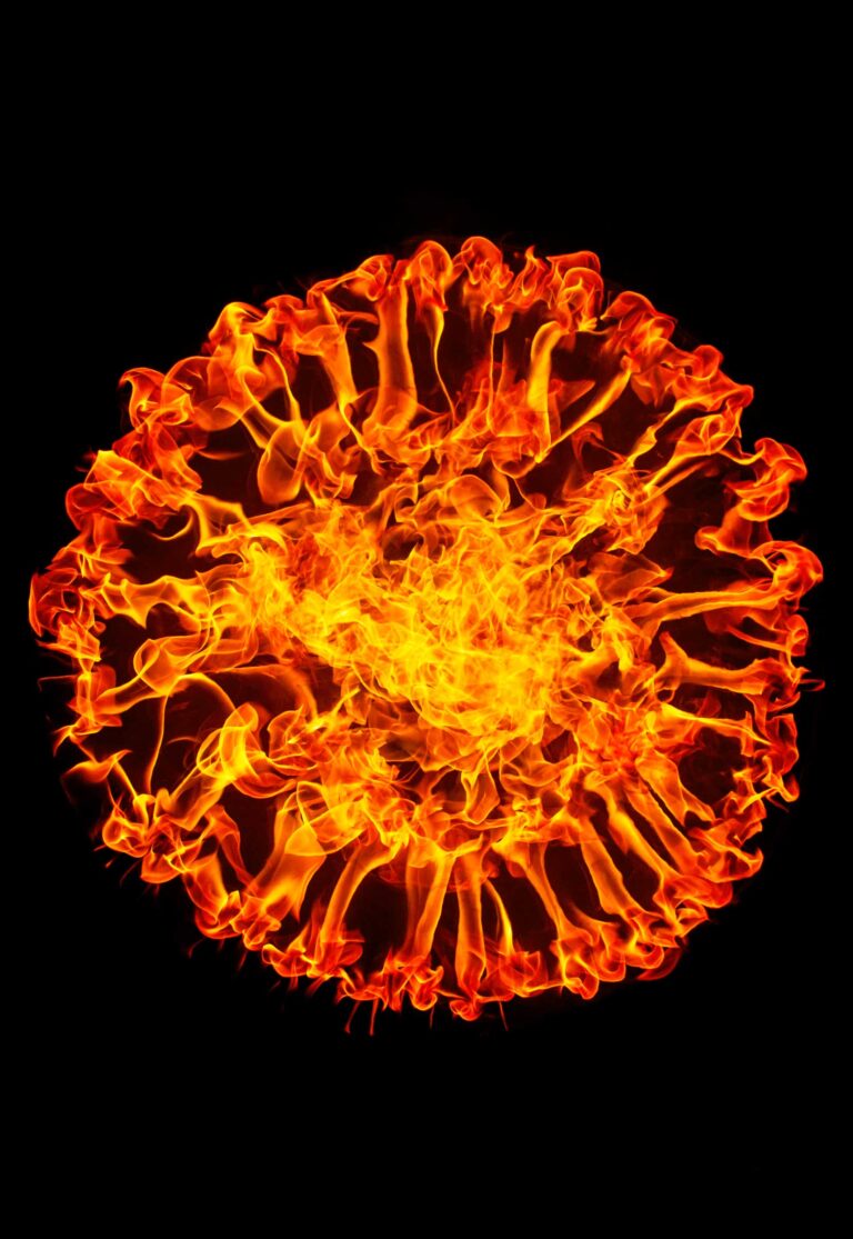 "Fire Wheel #1", Missoula Fire Lab, Missoula, Montana, USA (2015)