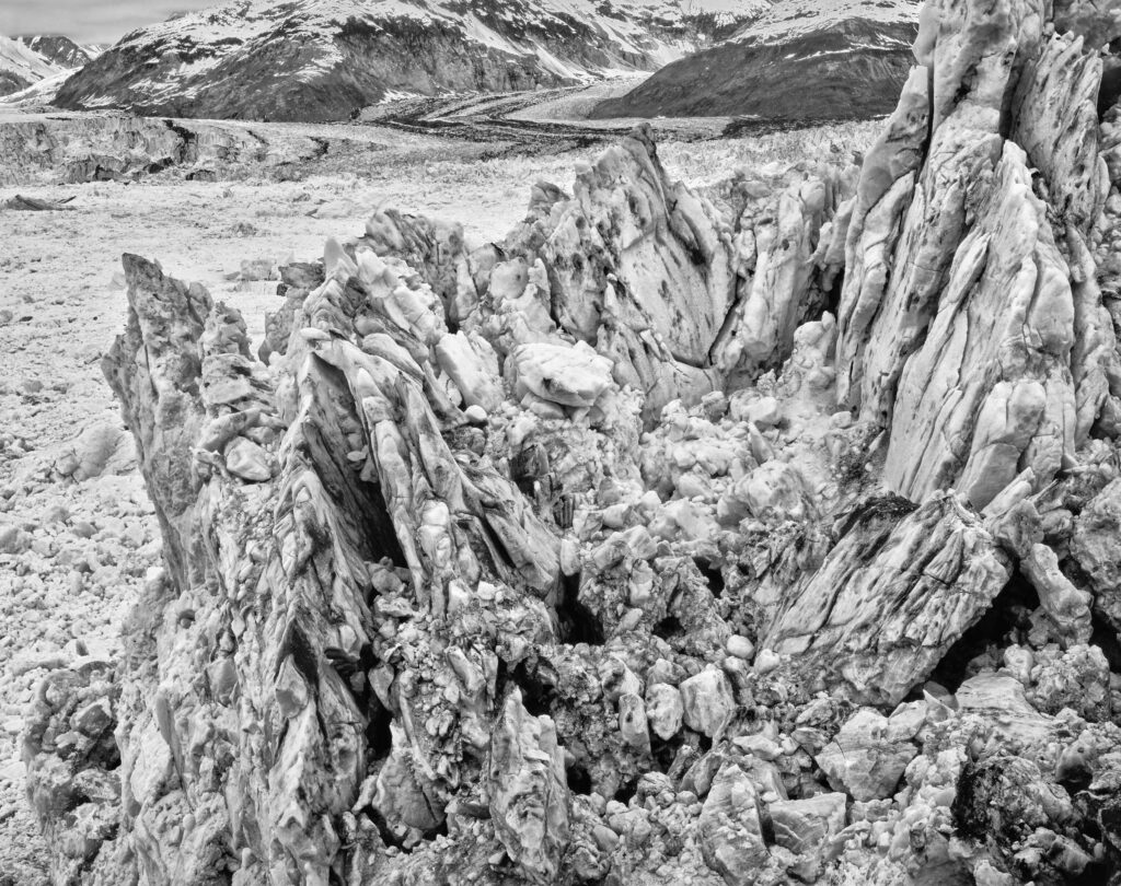 "Columbia Glacier Calving Face", Camp Prince William Sound, Alaska, USA (June 2008)