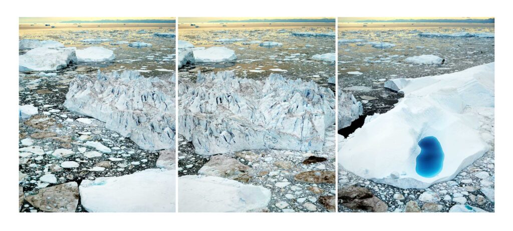 "Disko Bay Triptych", Disko Bay, Greenland (2019)