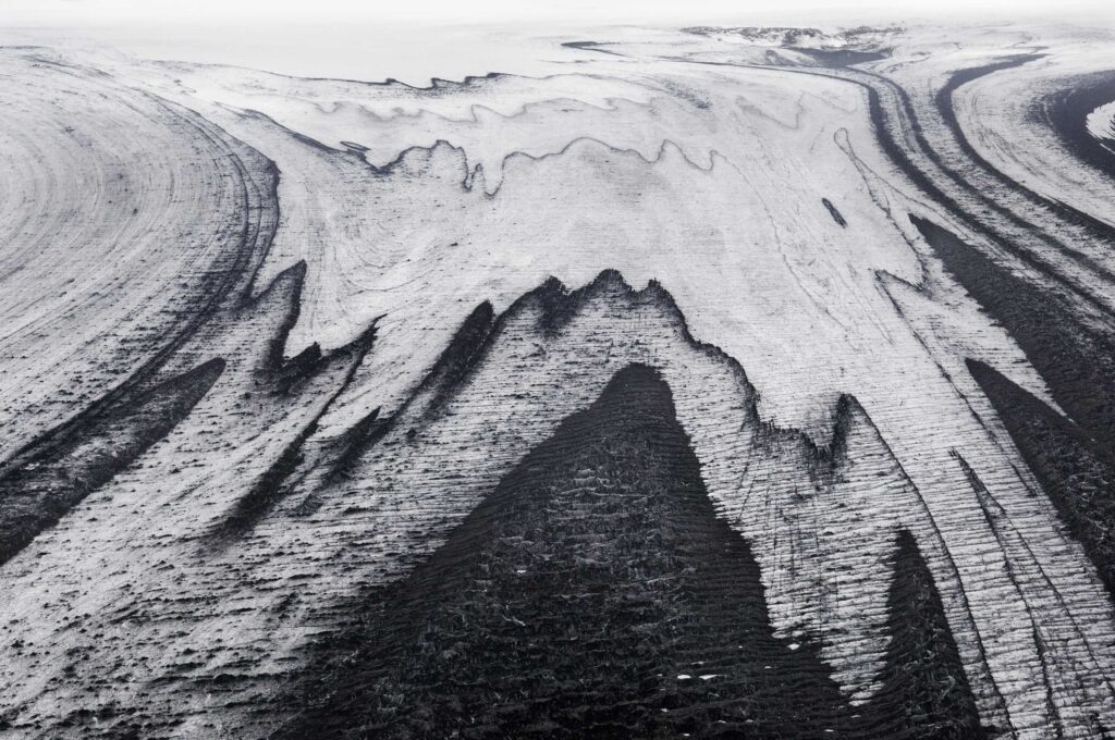 "Ash Layers on Skeiðarárjökull #3", Skeidararjökull, Iceland (2007)