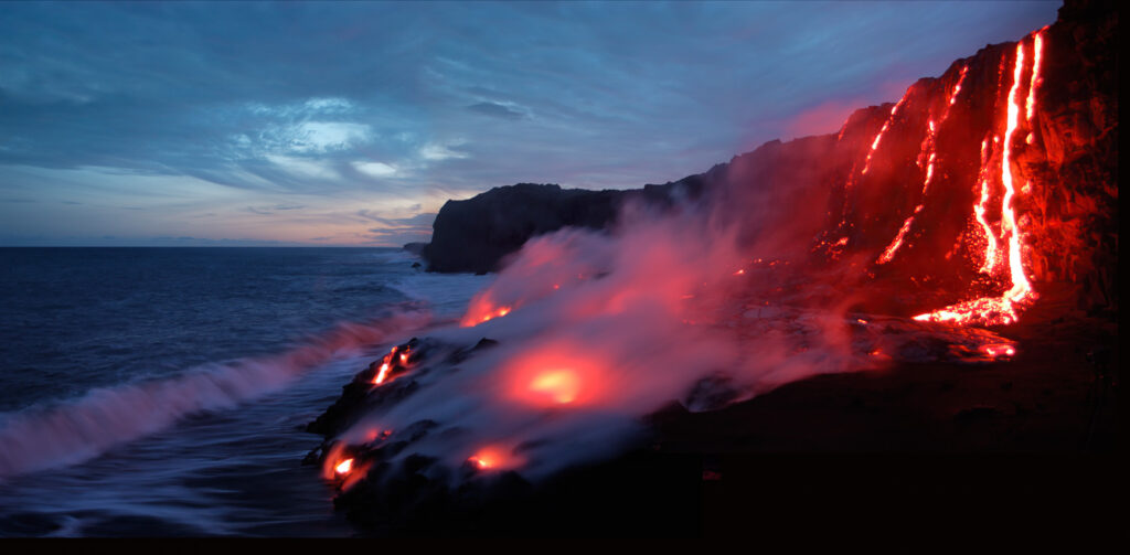 "Highcastle Ocean Entry #1", Mother's Day Flow, Hawai'i, USA (2002)