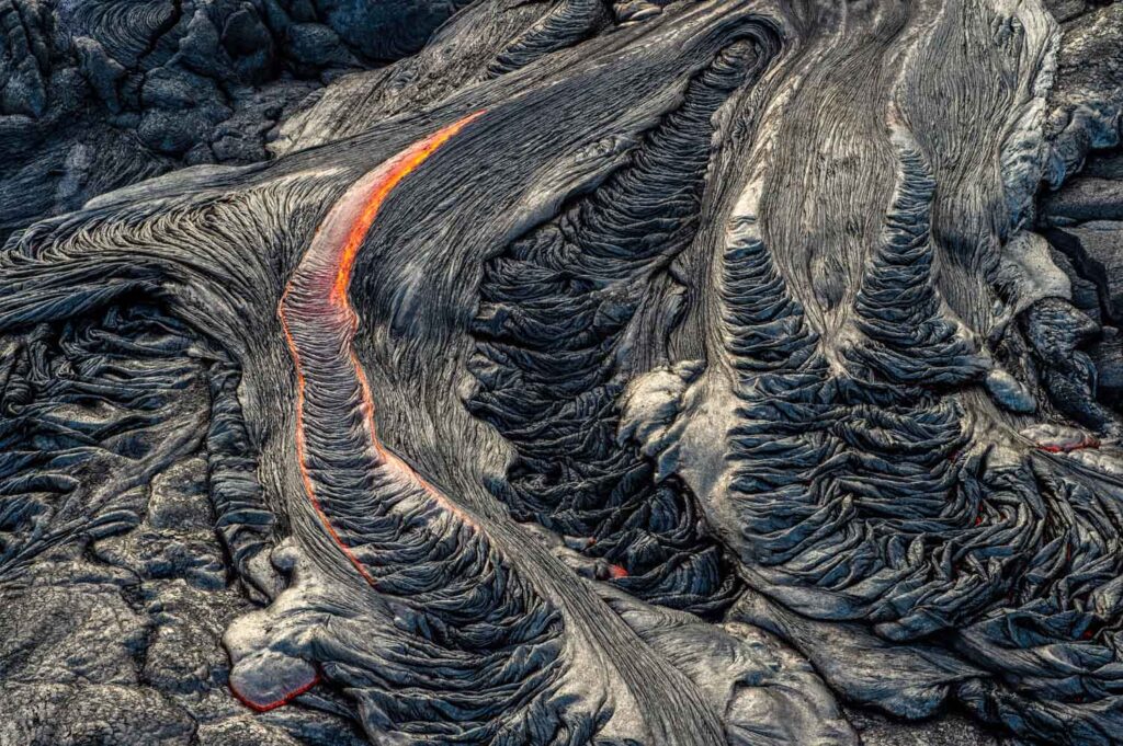 "Lava Stream with Basalt #3", West of Kalapana, Big Island, Hawai'i, USA (2013)