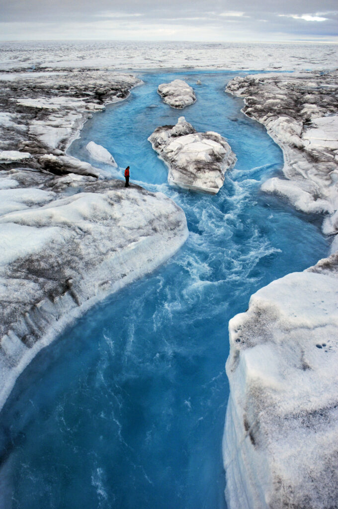 "Meltwater Channel on Greenland Ice Sheet #5", Greenland Ice Sheet, Greenland (2006)