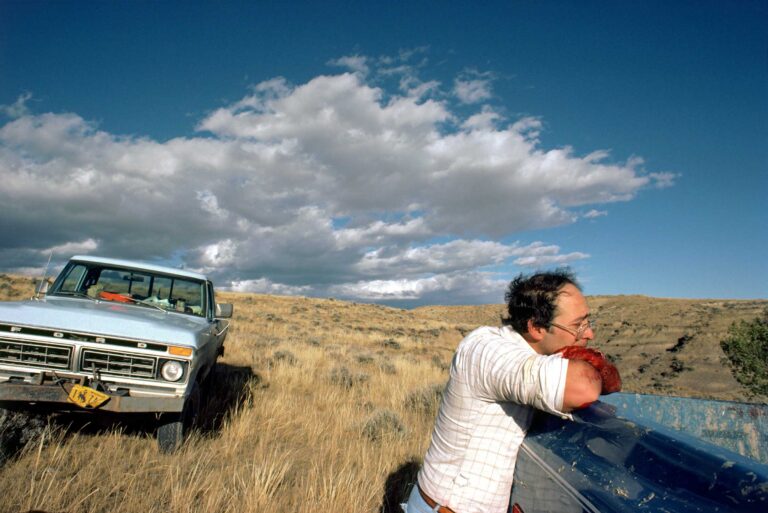 "After the Hunt", Salt Creek Valley, Wyoming, USA (1983)