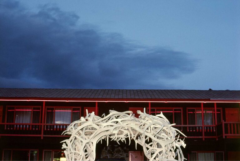 "Antler Arch at Room 50", Dubois, Wyoming, USA (1983)